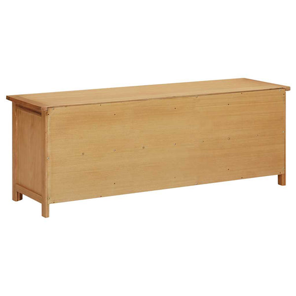 vidaXL Shoe Cabinet 114x37x45 cm Solid Oak Wood