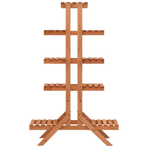 vidaXL Flower Stand 83x25x132 cm Solid Fir Wood