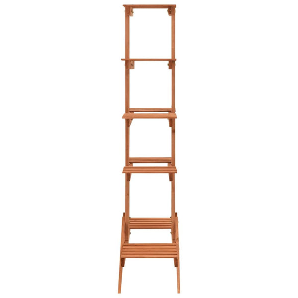 vidaXL Flower Stand 83x25x132 cm Solid Fir Wood