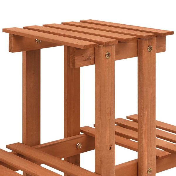 vidaXL Flower Stand 83x25x132 cm Solid Fir Wood
