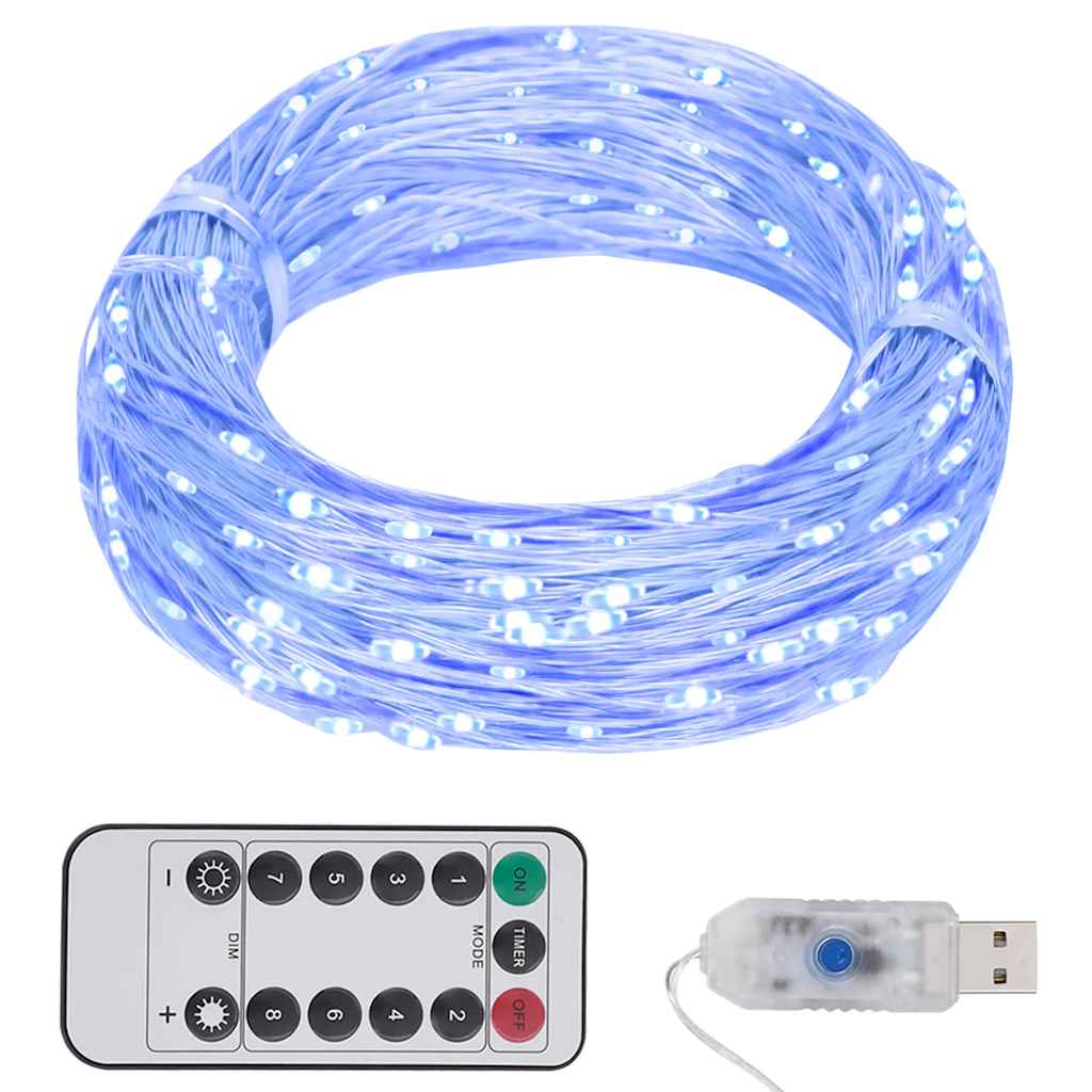 Blaue LED Lichterkette 15m mit 150 LEDs