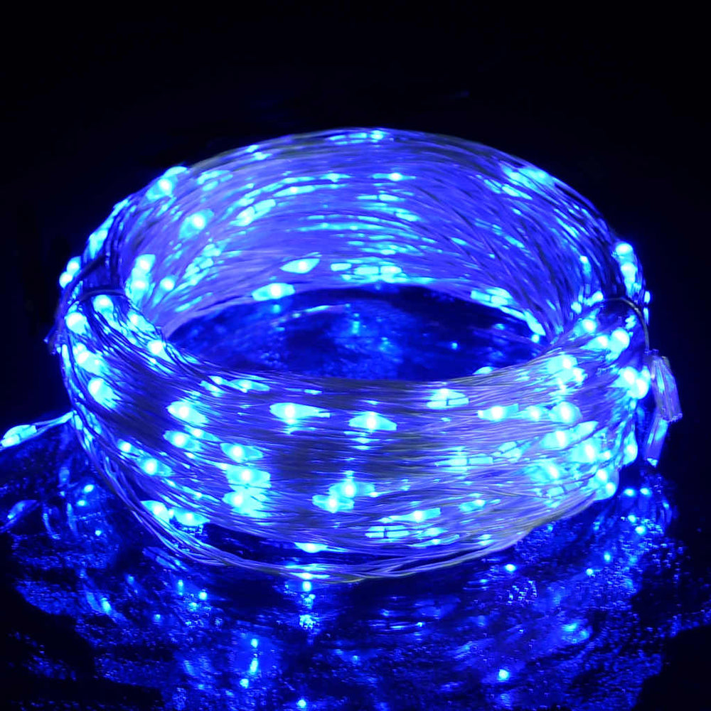 Blaue LED Lichterkette 15m mit 150 LEDs