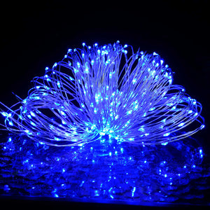 Blaue LED Lichterkette 15m mit 150 LEDs
