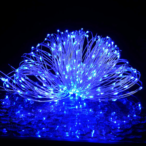 Blaue LED Lichterkette 15m mit 150 LEDs