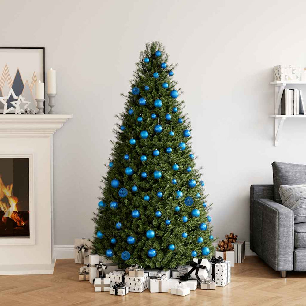 vidaXL 100-piece Christmas Ball Set Blue