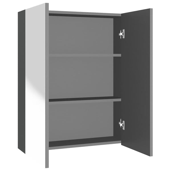 Anthrazit Bad Spiegelschrank 60 cm