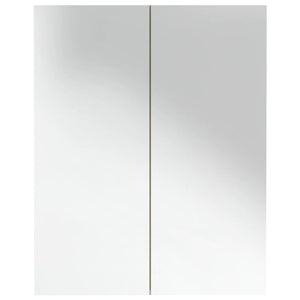 Bad Spiegelschrank 60 cm Weiß Eiche-Optik
