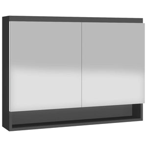 Bad Spiegelschrank Anthrazit 80x60 cm
