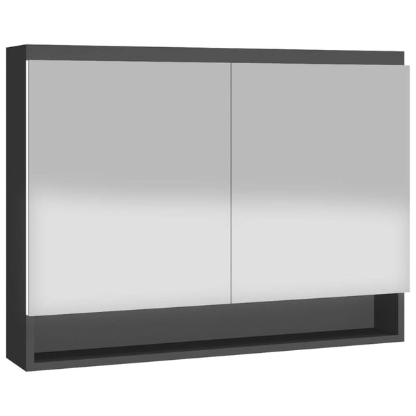 Bad Spiegelschrank Anthrazit 80x60 cm
