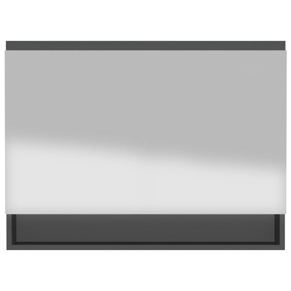 Bad Spiegelschrank Anthrazit 80x60 cm