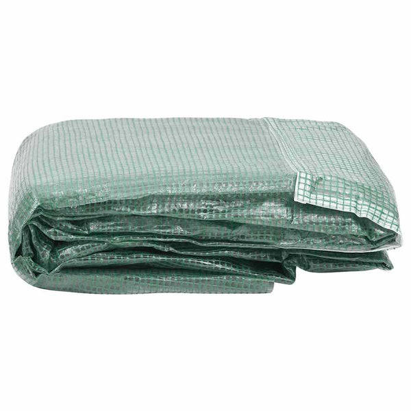 vidaXL Replacement Cover for Greenhouse (9 m²) 300x300x200 cm Green