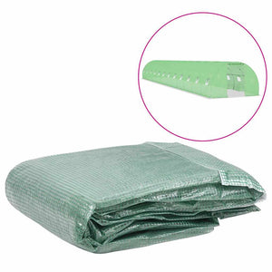 vidaXL Replacement Cover for Greenhouse (54 m²) 300x1800x200 cm Green