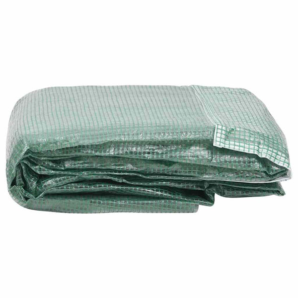 vidaXL Replacement Cover for Greenhouse (54 m²) 300x1800x200 cm Green