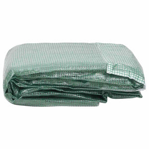 vidaXL Replacement Cover for Greenhouse (6 m²) 200x300x200 cm Green