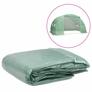 vidaXL Greenhouse Replacement Cover (8 m²) 400x200x200 cm Green
