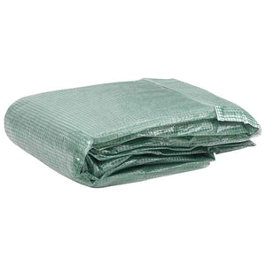 vidaXL Replacement Cover for Greenhouse (4 m²) 200x200x200 cm Green