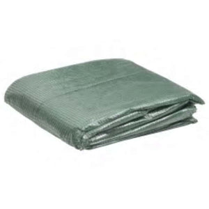 vidaXL Replacement Cover for Greenhouse (6.5025 m²) 255x255x194 cm Green
