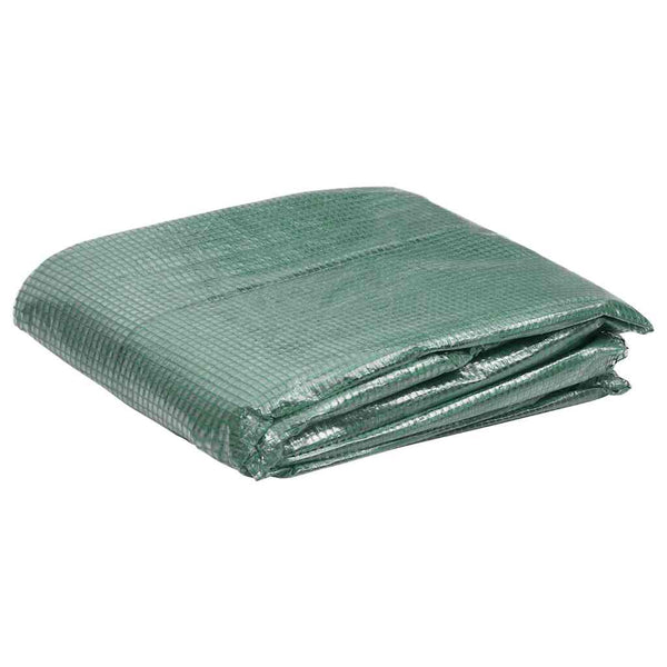 vidaXL Replacement Cover for Greenhouse (6.5025 m²) 255x255x194 cm Green