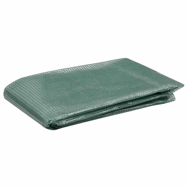 vidaXL Replacement Cover for Greenhouse (0.5 m²) 50x100x190 cm Green