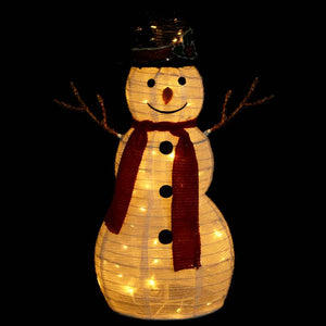 LED Schneemann Weihnachtsdeko 60cm