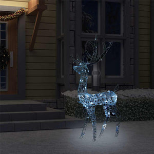 LED Rentier Weihnachtsdeko 140 LEDs Kaltweiß