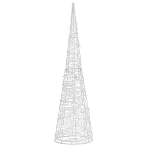 LED Kegel Acryl Pyramide Blau 120cm