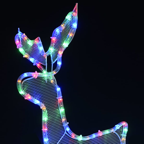 LED Rentier mit Schlitten 432 LEDs