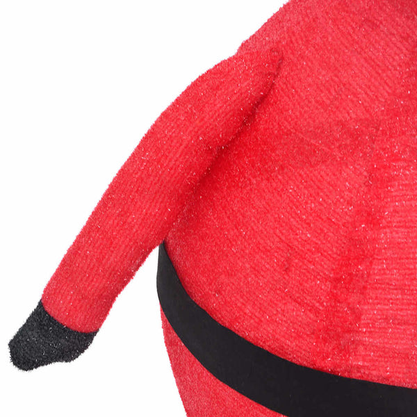 vidaXL Christmas Decoration Santa Claus LED Luxury Fabric 60 cm