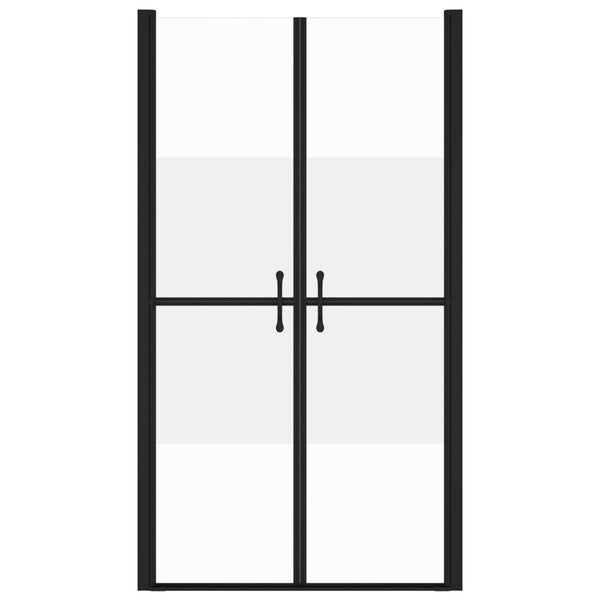vidaXL Shower Door Half Matt ESG (98-101)x190 cm
