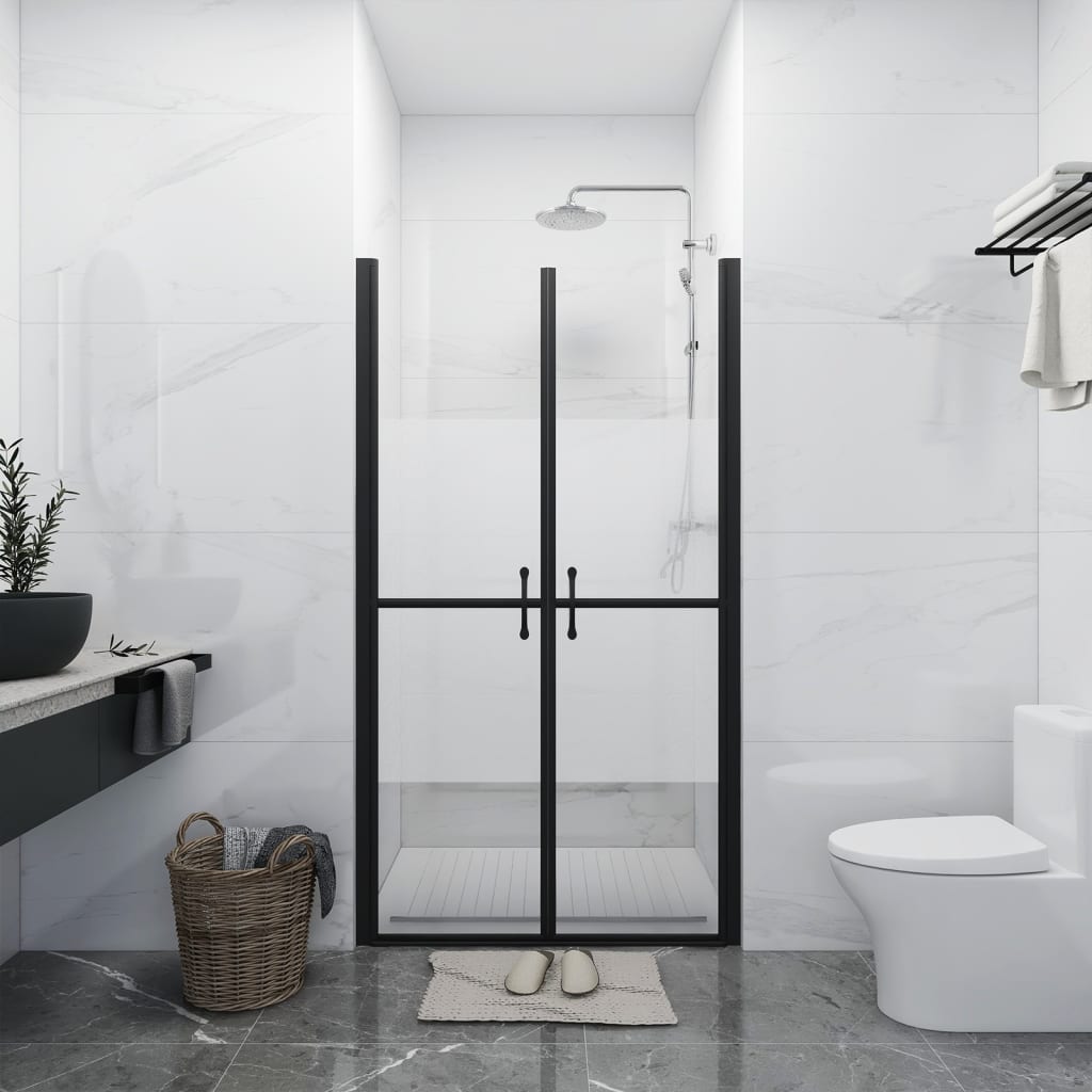 vidaXL Shower Door Half Matt ESG (98-101)x190 cm