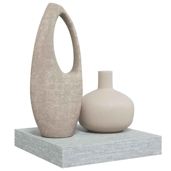 vidaXL Floating Wall Shelf Concrete Gray 23x23.5x3.8 cm MDF
