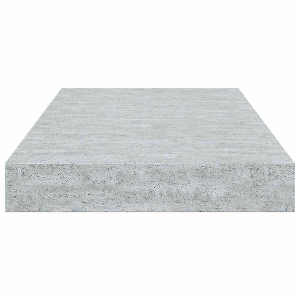 vidaXL Floating Wall Shelf Concrete Gray 40x23x3.8 cm MDF