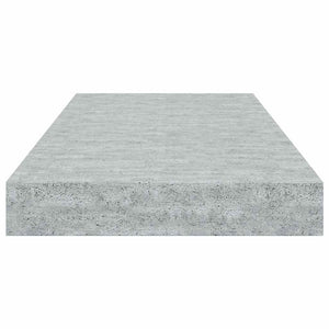 vidaXL Floating Shelves 2 pcs. Concrete Gray 50x23x3.8 cm MDF