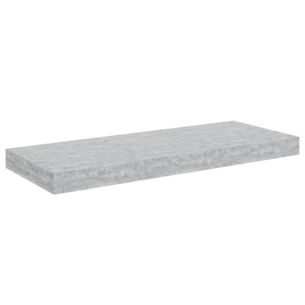 vidaXL Floating Wall Shelf Concrete Gray 60x23.5x3.8 cm MDF