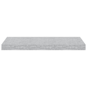 vidaXL Floating Wall Shelf Concrete Gray 60x23.5x3.8 cm MDF