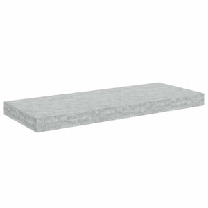 vidaXL Floating Shelves 2 pcs. Concrete Grey 60x23.5x3.8 cm MDF