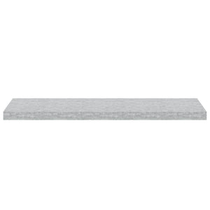 vidaXL Floating Wall Shelf Concrete Grey 90x23.5x3.8 cm MDF