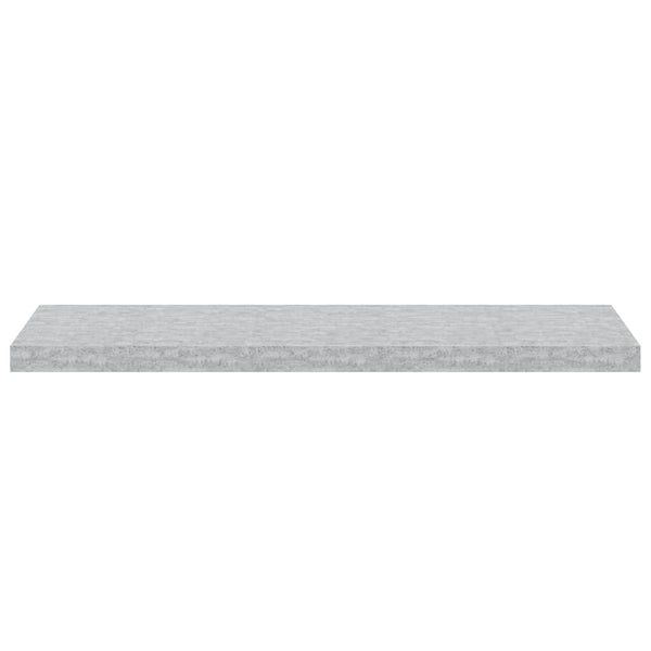 vidaXL Floating Wall Shelf Concrete Grey 90x23.5x3.8 cm MDF