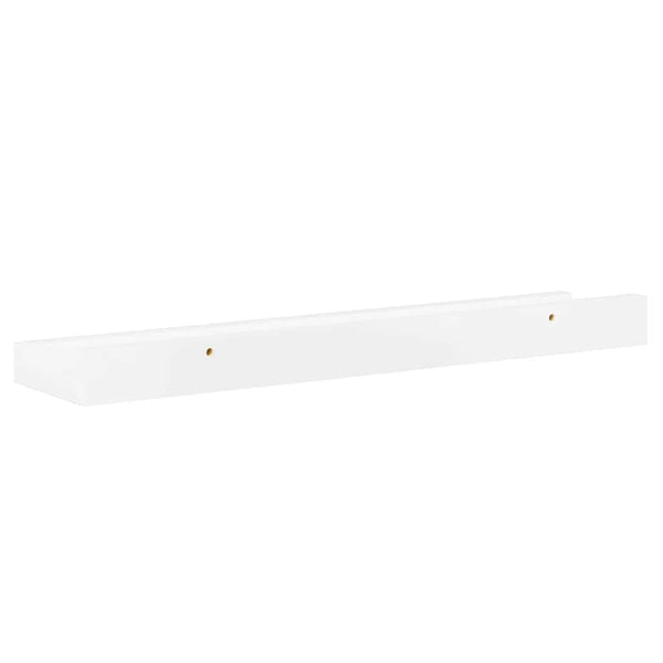vidaXL Wall Shelves 2 pcs High Gloss White 40x9x3 cm