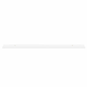 vidaXL Wall Shelves 2 pcs High Gloss White 100x9x3 cm