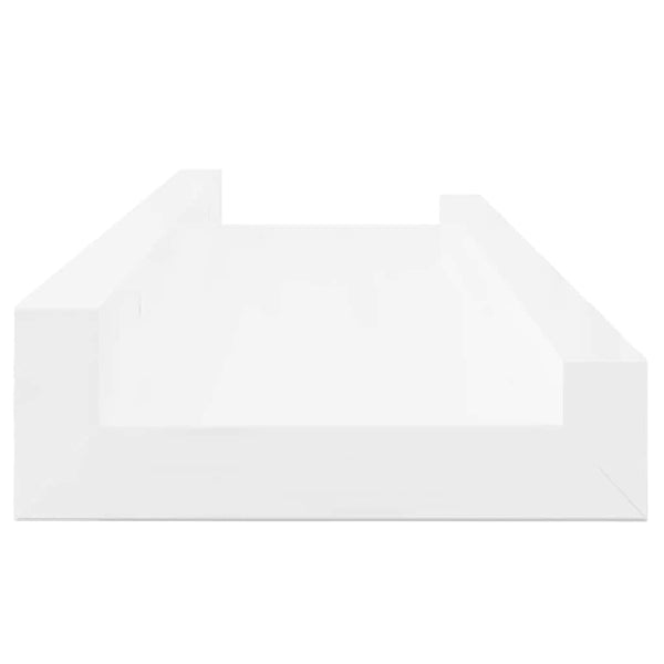 vidaXL Wall Shelves 4 pcs High Gloss White 40x9x3 cm