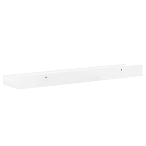vidaXL Wall Shelves 4 pcs High Gloss White 40x9x3 cm