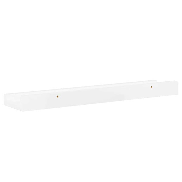 vidaXL Wall Shelves 4 pcs High Gloss White 40x9x3 cm
