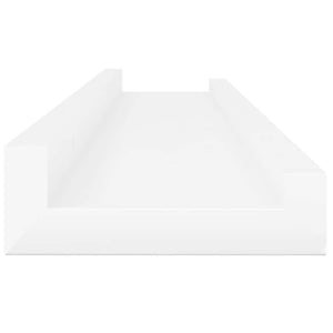 vidaXL Wall Shelves 4 pcs High Gloss White 60x9x3 cm