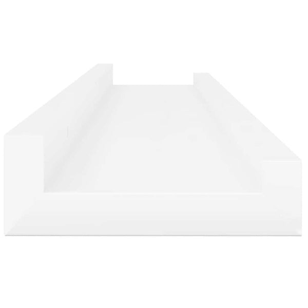 vidaXL Wall Shelves 4 pcs High Gloss White 60x9x3 cm