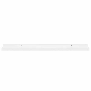 vidaXL Wall Shelves 4 pcs. High Gloss White 80x9x3 cm