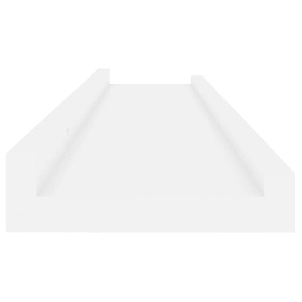 vidaXL Wall Shelves 4 pcs. High Gloss White 80x9x3 cm