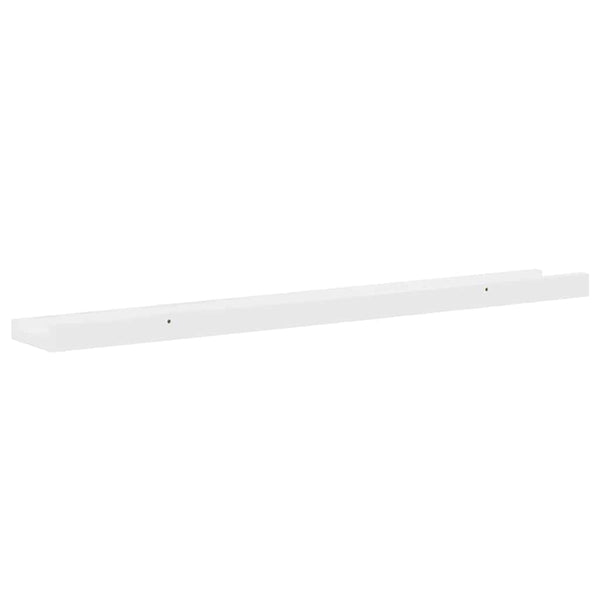 vidaXL Wall Shelves 4 pcs. High Gloss White 80x9x3 cm