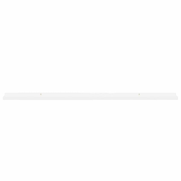 vidaXL Wall Shelves 4 pcs High Gloss White 115x9x3 cm