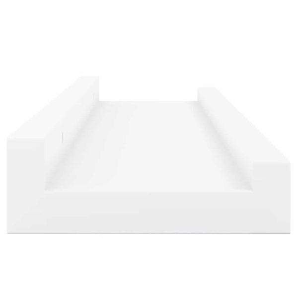 vidaXL Wall Shelves 4 pcs. White 40x9x3 cm